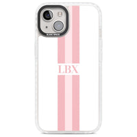 Personalised Minimal Pink Stripe