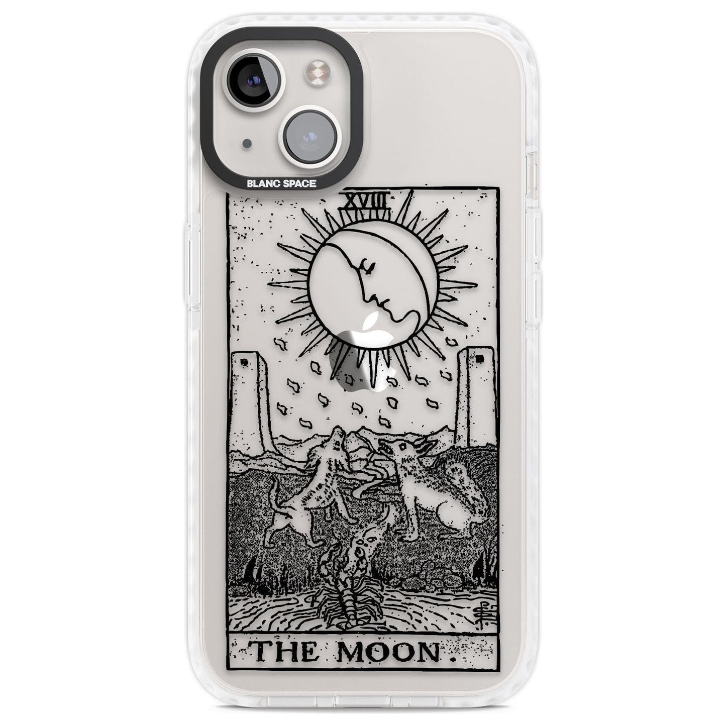 Personalised The Moon Tarot Card (Clear)