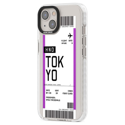 Personalised Tokyo Boarding Pass