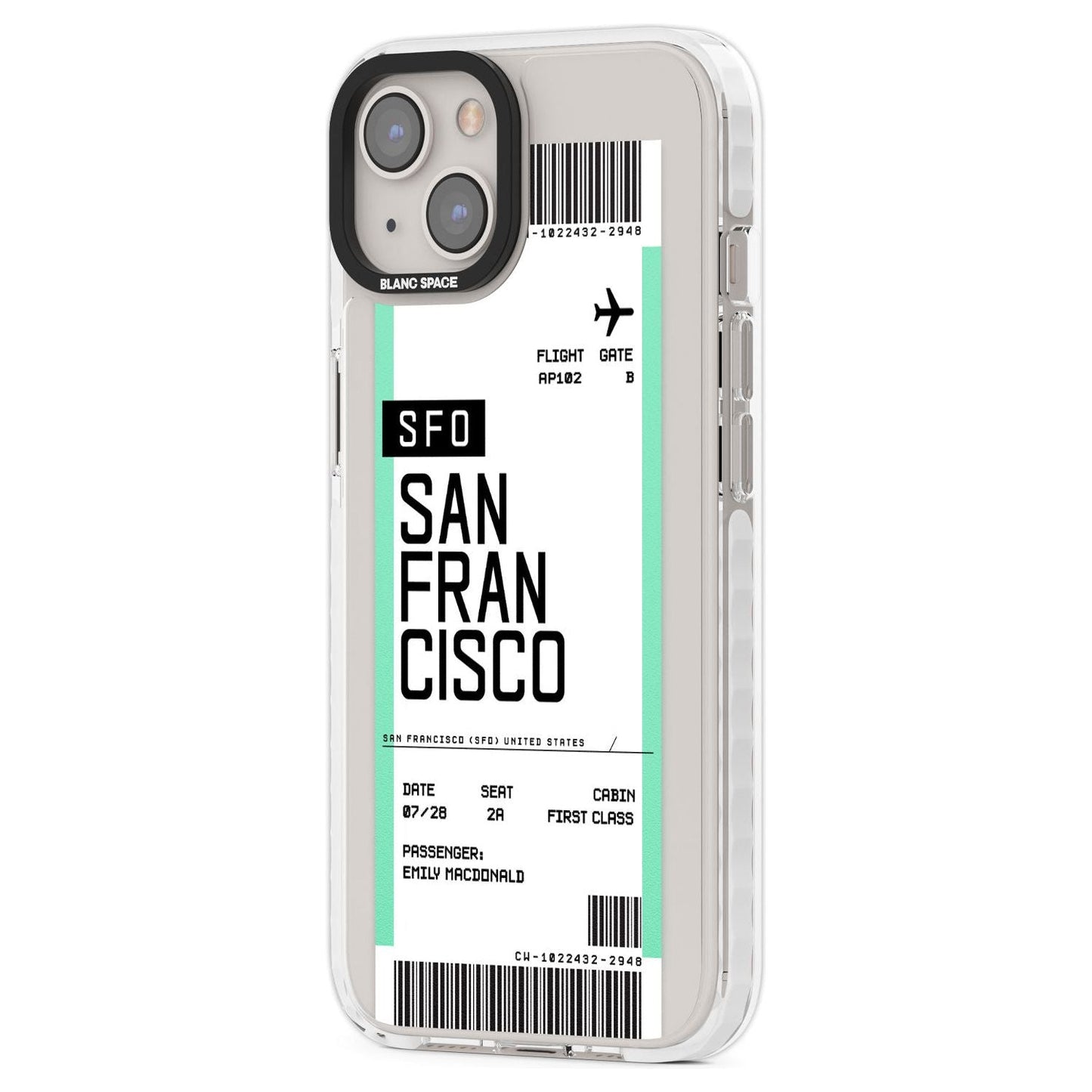 Personalised San Francisco Boarding Pass