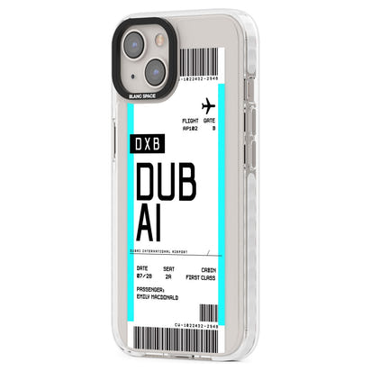 Personalised Dubai Boarding Pass
