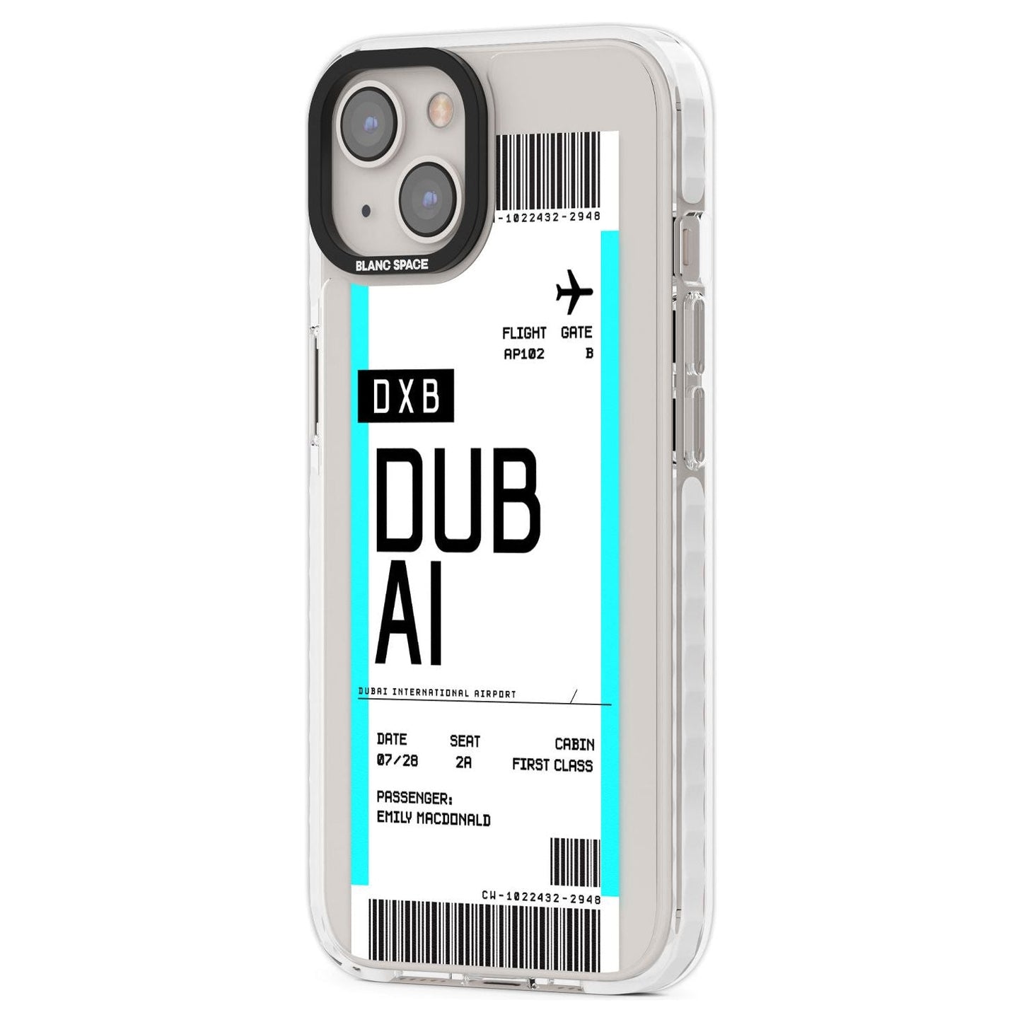 Personalised Dubai Boarding Pass