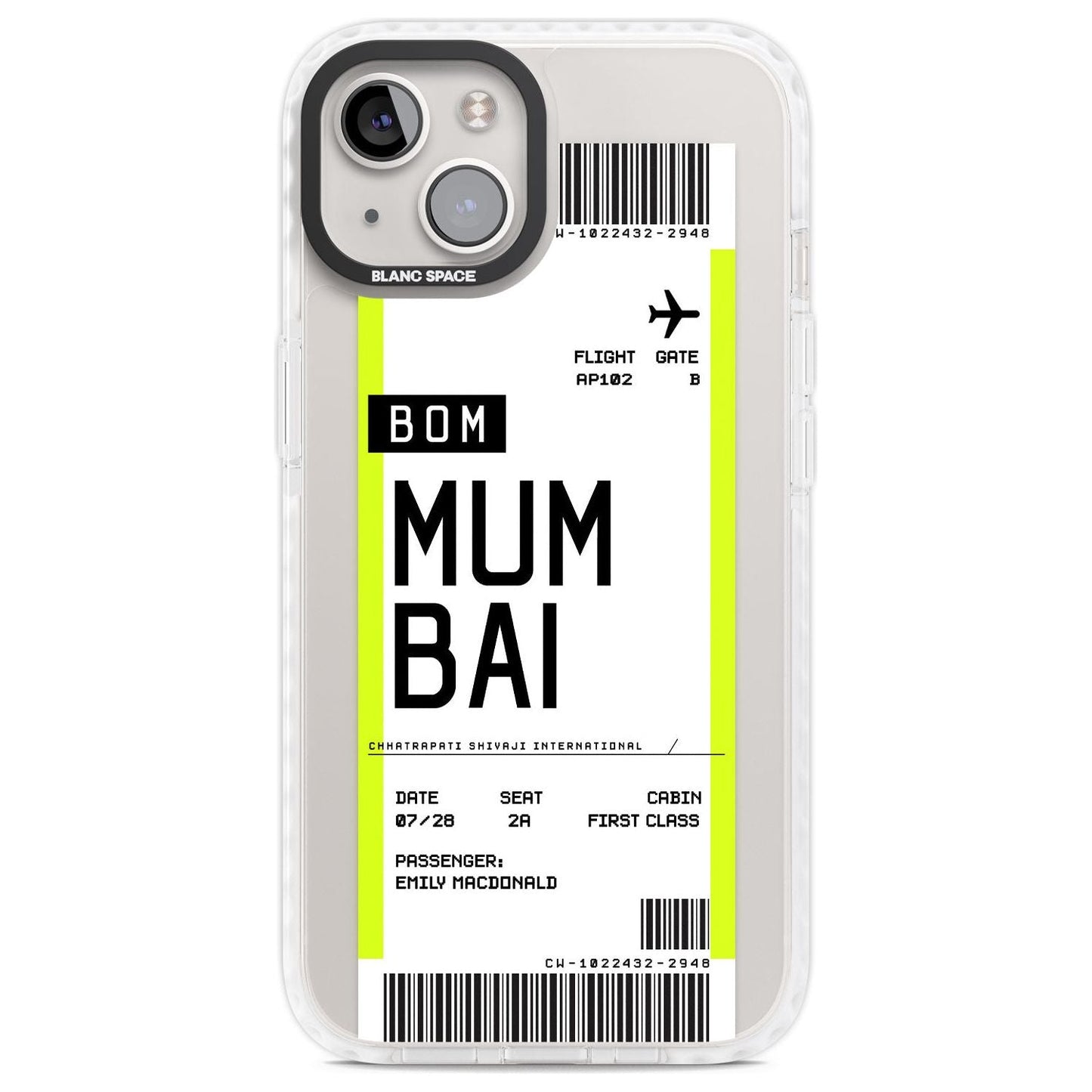 Personalised Mumbai Boarding Pass