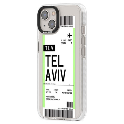Personalisierte Bordkarte für Tel Aviv