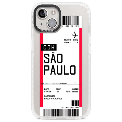 Personalisierte Bordkarte für São Paulo