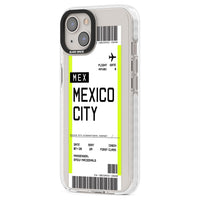 Carte d'embarquement personnalisée pour Mexico