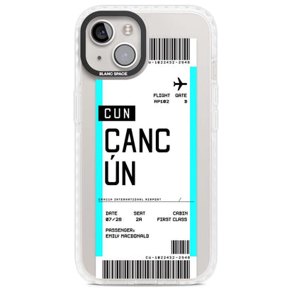 Personalised Cancún Boarding Pass