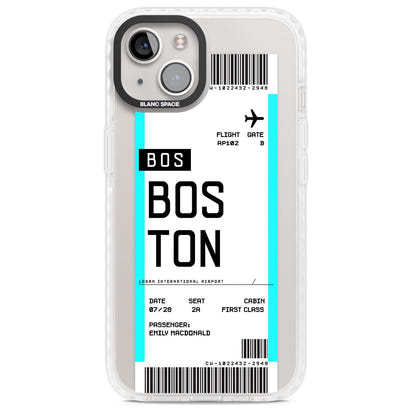 Personalised Boston Boarding Pass