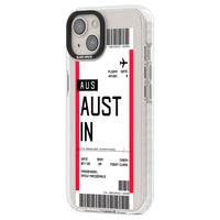 Personalised Austin Boarding Pass
