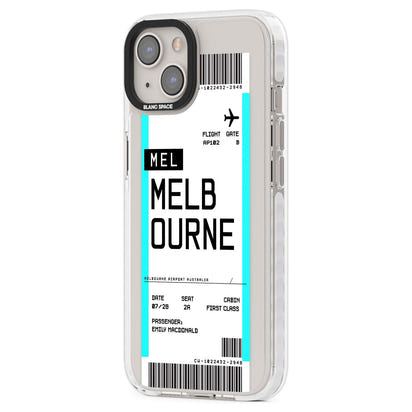 Personalised Melbourne Boarding Pass