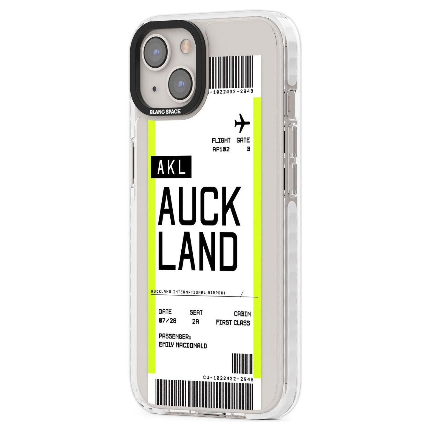 Personalised Auckland Boarding Pass