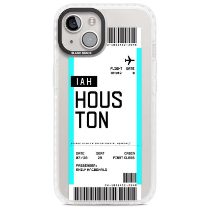 Personalised Houston Boarding Pass