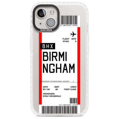 Personalised Birmingham Boarding Pass