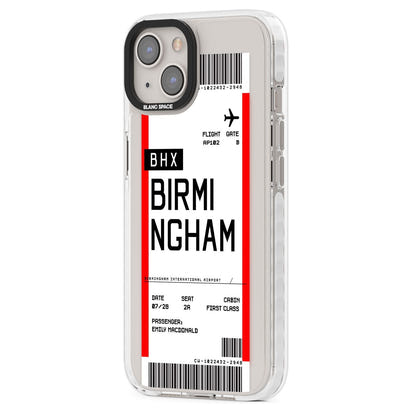 Personalised Birmingham Boarding Pass