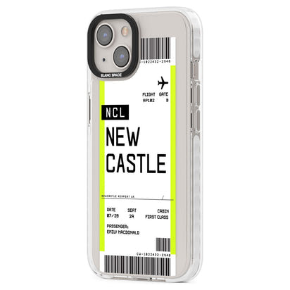 Personalised Newcastle Boarding Pass