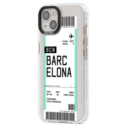 Personalised Barcelona Boarding Pass