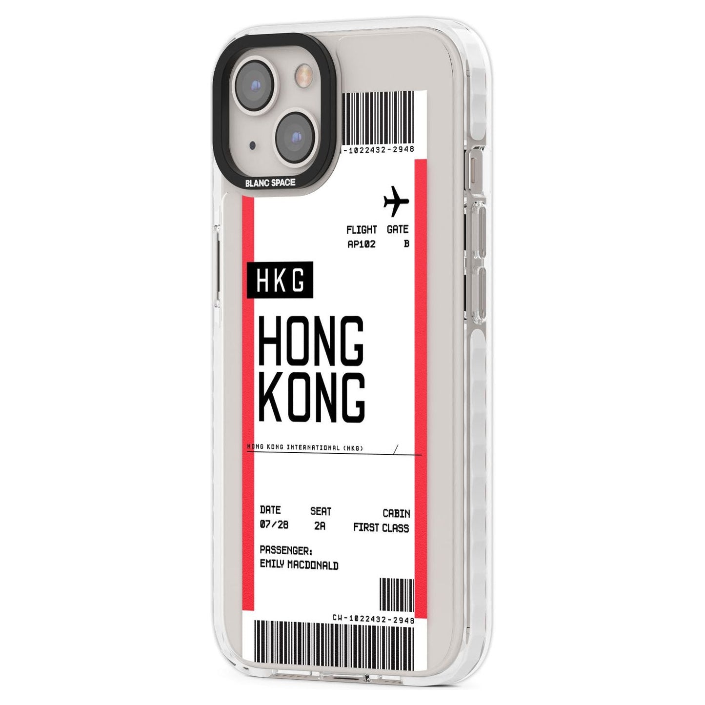 Personalised Hong Kong Boarding Pass