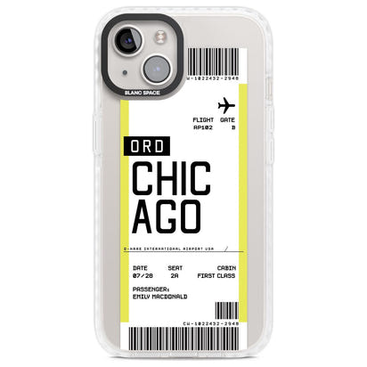 Personalised Chicago Boarding Pass