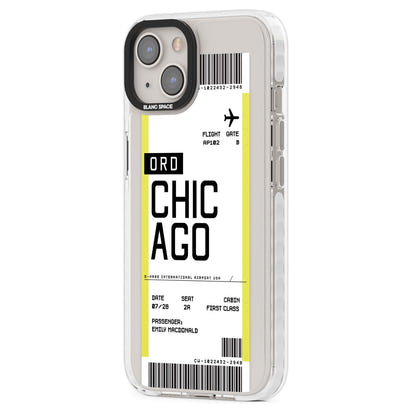 Personalised Chicago Boarding Pass