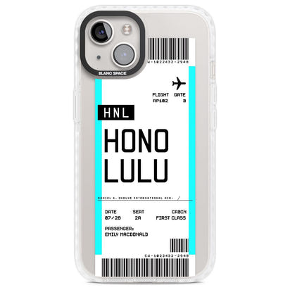 Personalised Honolulu Boarding Pass