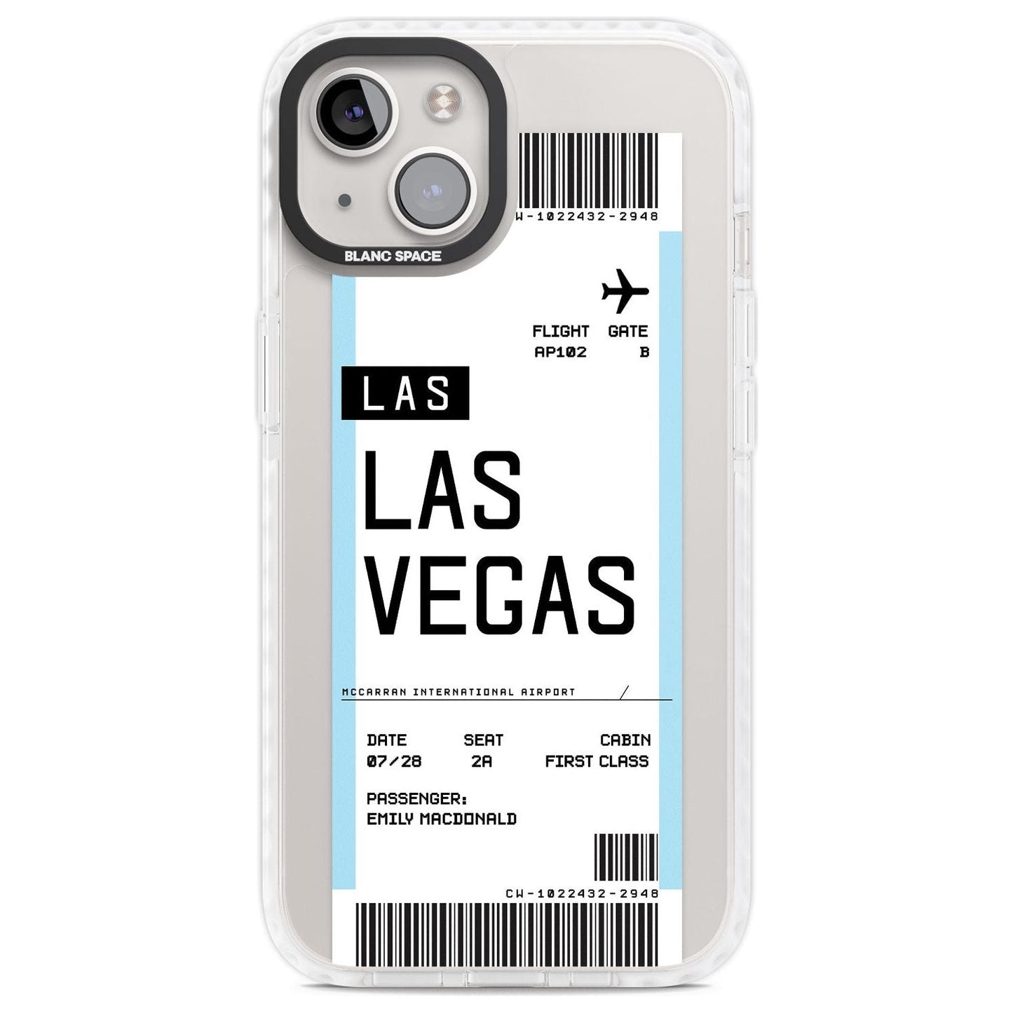 Personalised Las Vegas Boarding Pass
