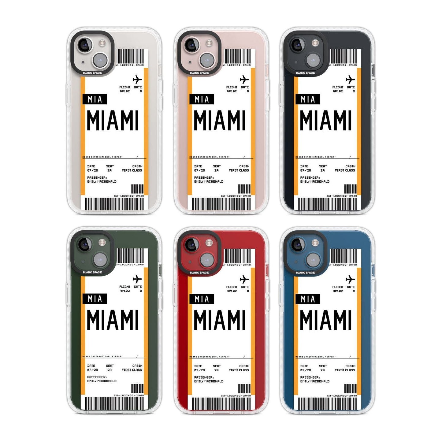 Personalised Miami Boarding Pass