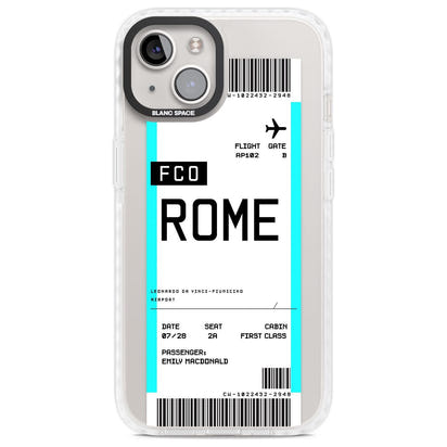 Personalised Rome Boarding Pass