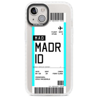 Personalised Madrid Boarding Pass