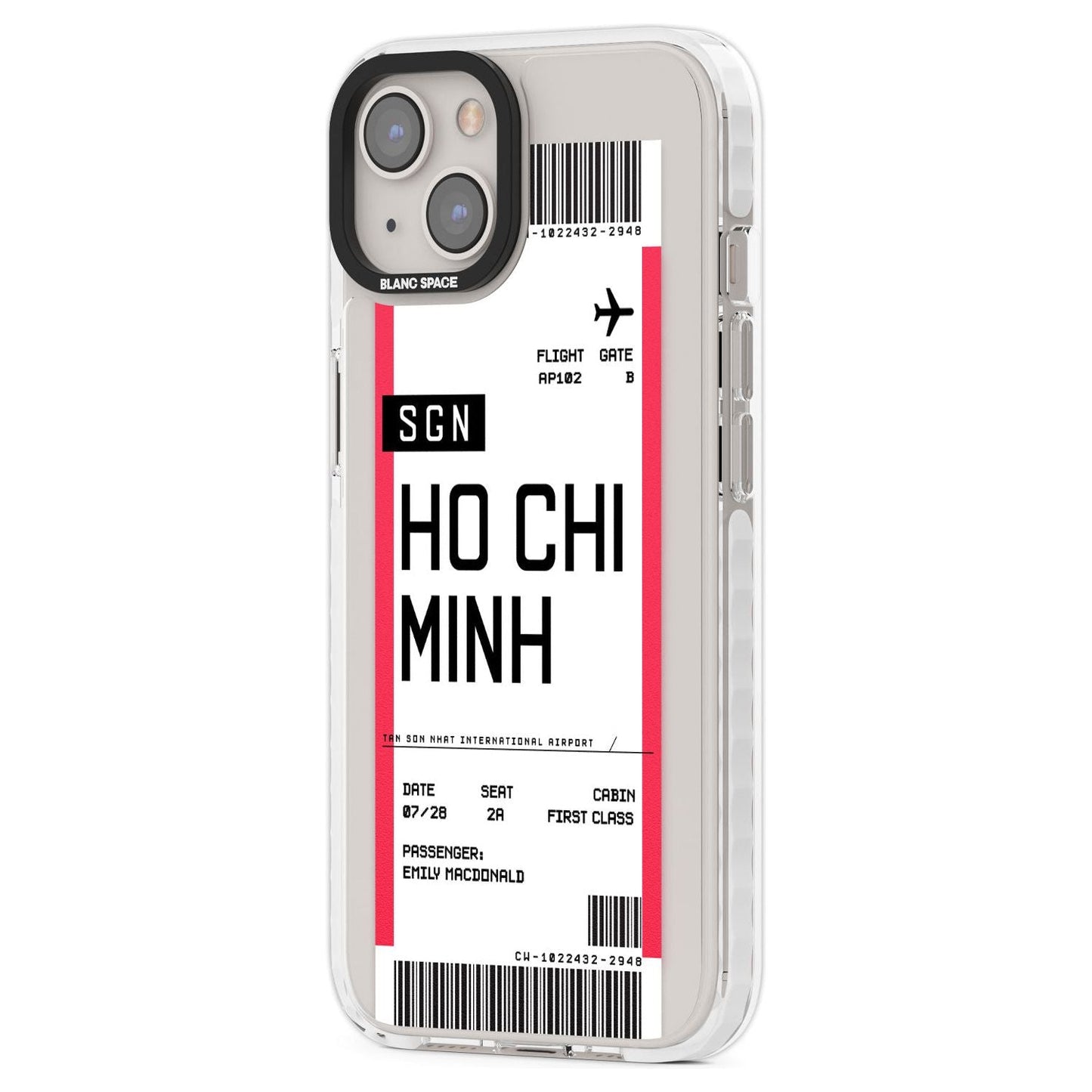 Personalised Ho Chi Minh Boarding Pass