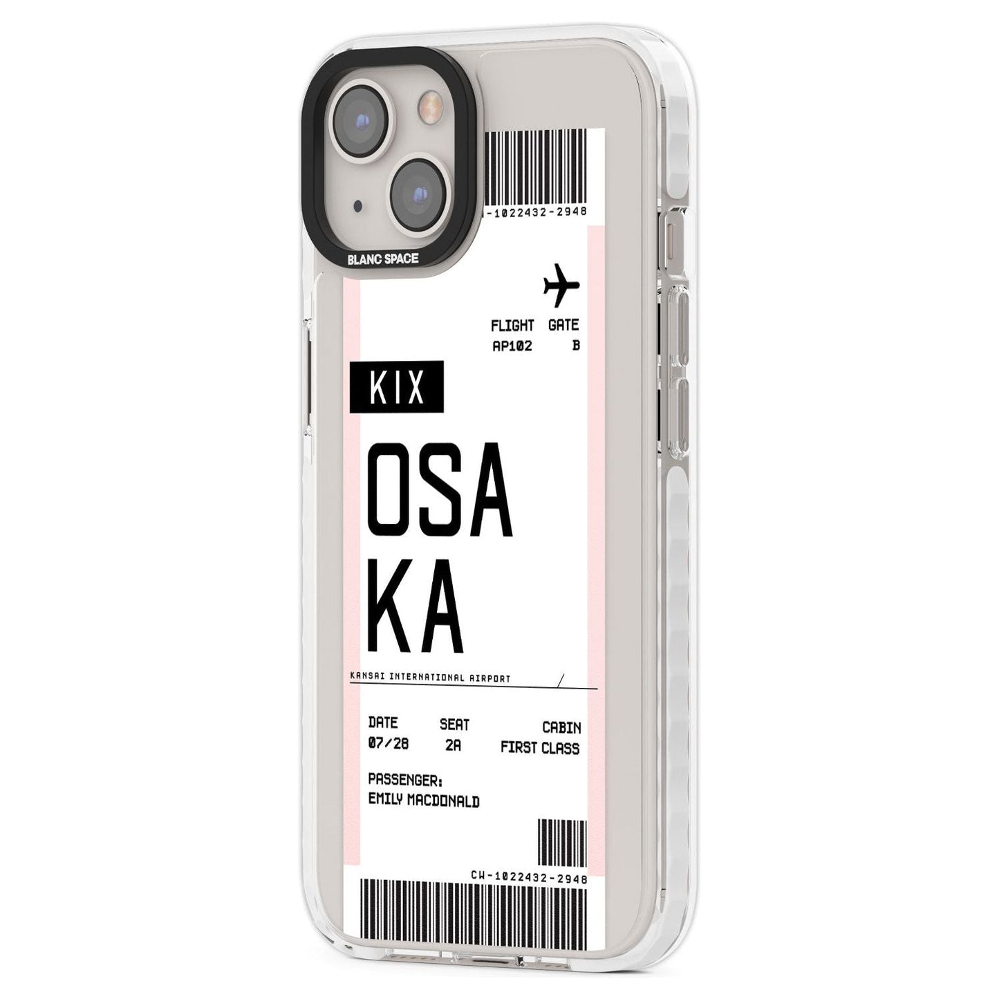 Personalised Osaka Boarding Pass