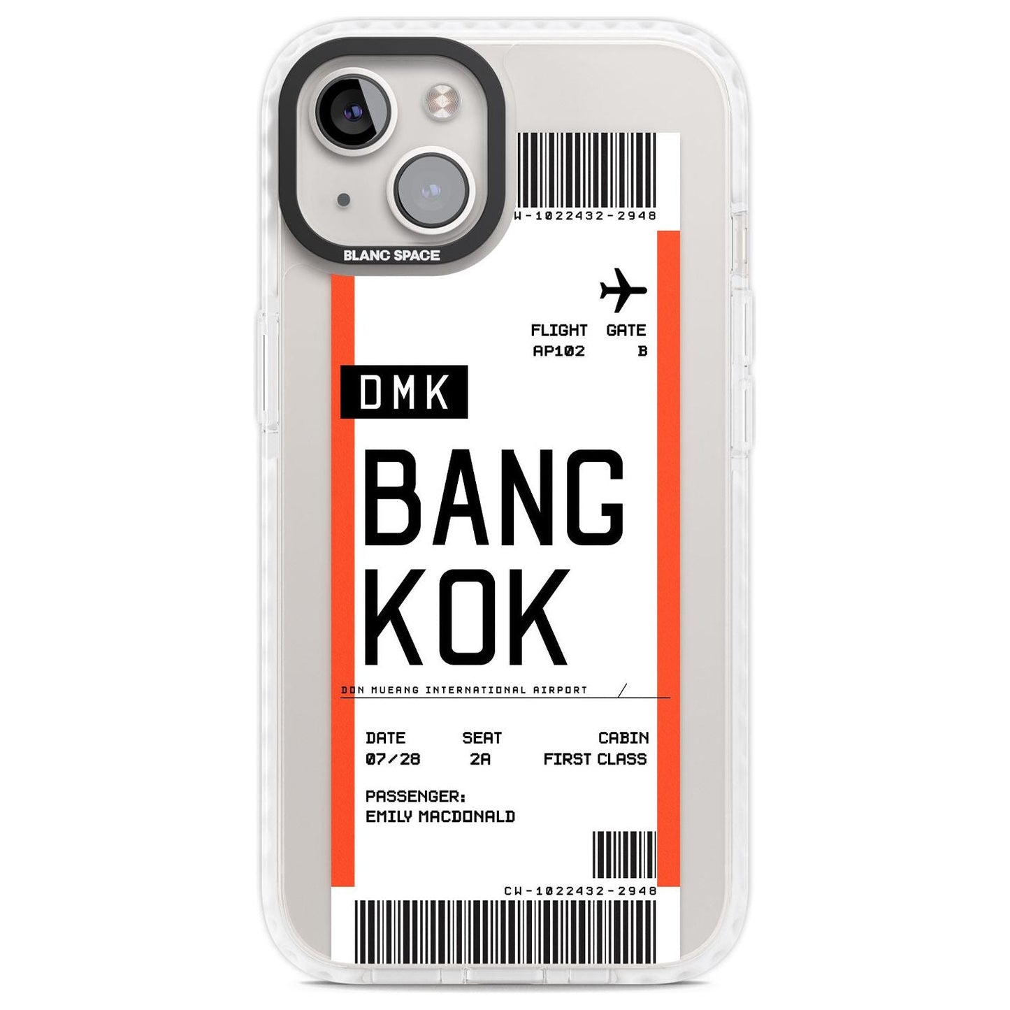 Personalised Bangkok Boarding Pass