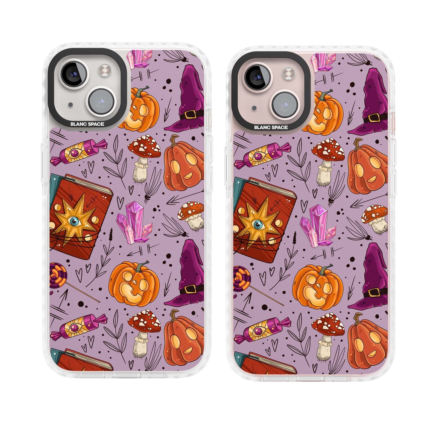 Witchy Cartoon Halloween Pattern