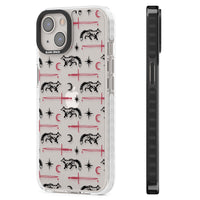 Motif renard et lame