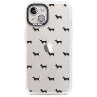 Dachshund Pattern Clear