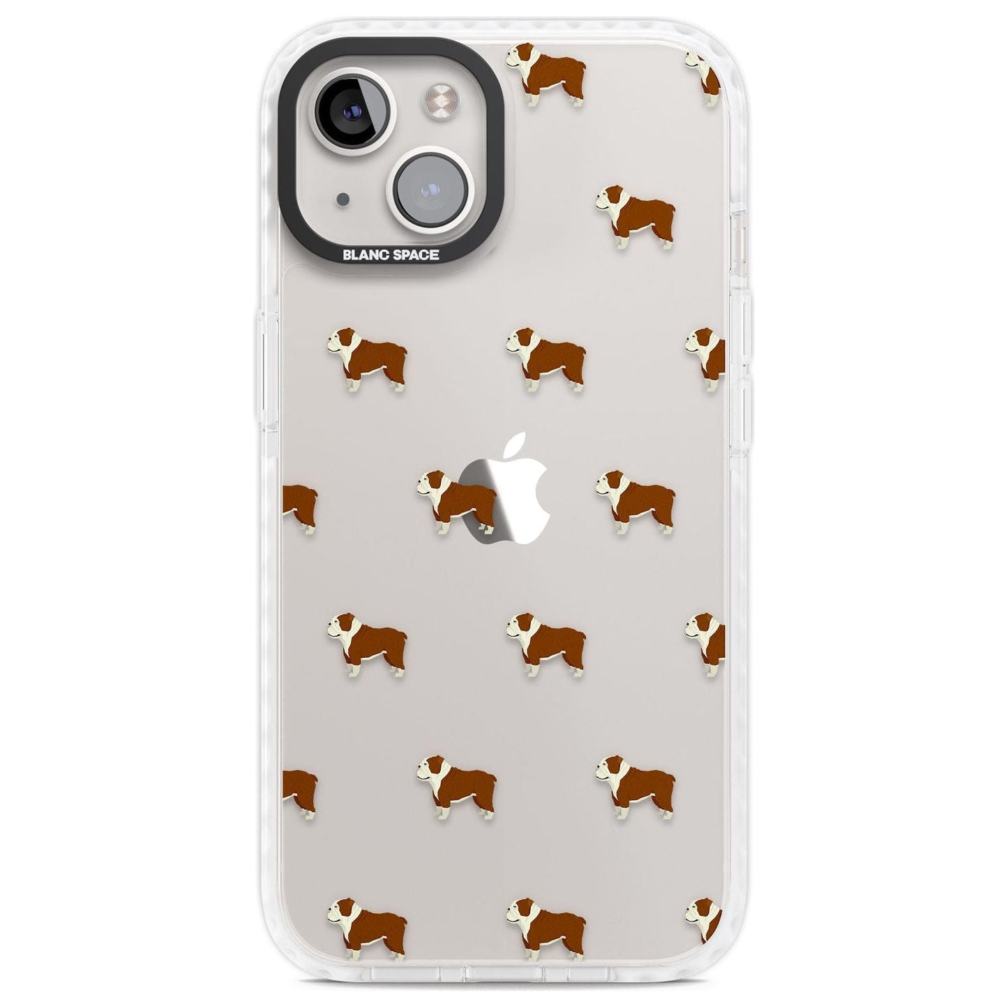 Motif bouledogue clair