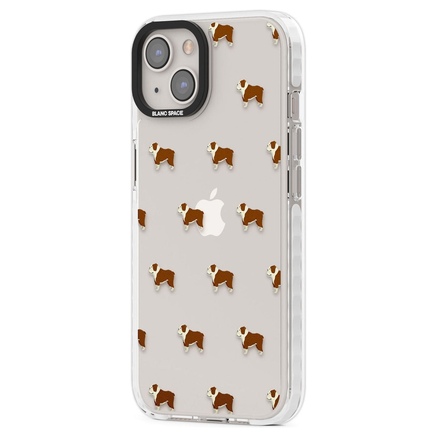 Motif bouledogue clair