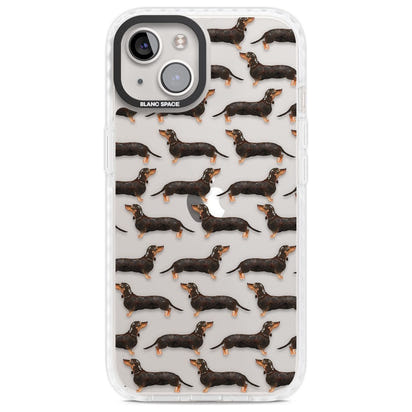 Dachshund Pattern Black Tan