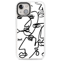 Art abstrait en noir et blanc