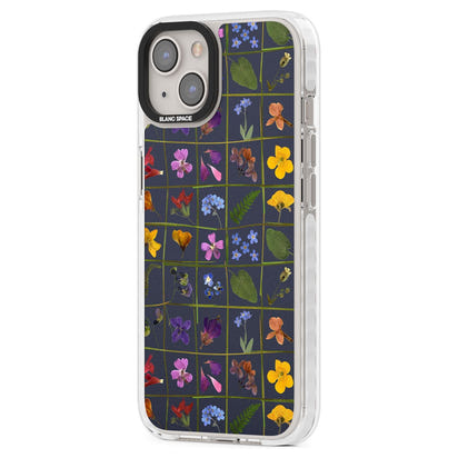 Grille de fleurs sauvages