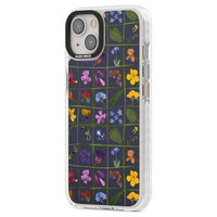 Grille de fleurs sauvages