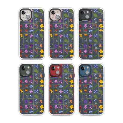 Grille de fleurs sauvages