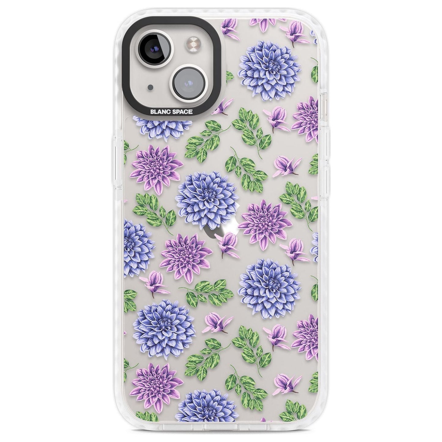 Purple Dahlias Floral