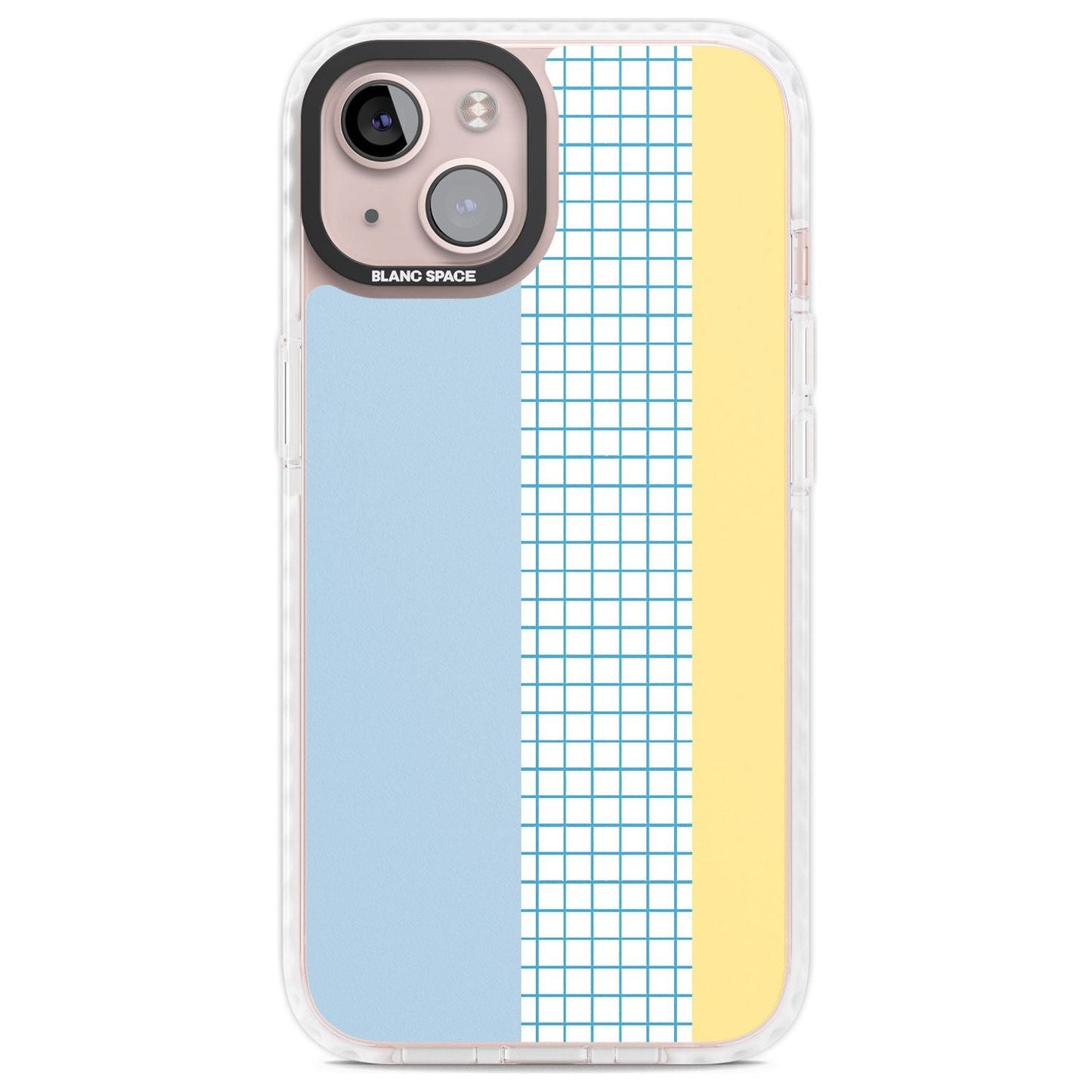 Abstract Grid Blue & Yellow