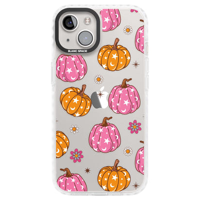 Motif de citrouilles Fleurs et Étoiles