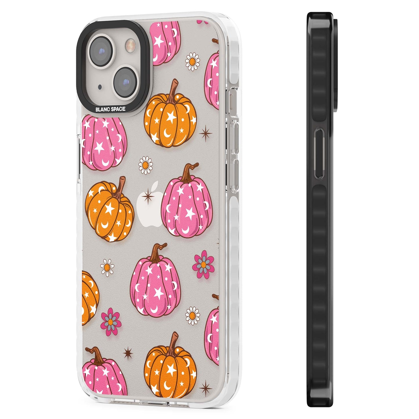 Motif de citrouilles Fleurs et Étoiles