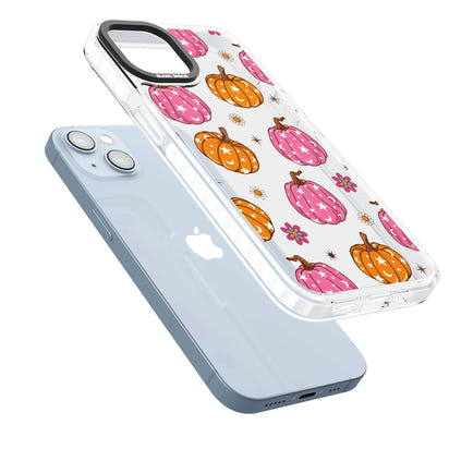 Motif de citrouilles Fleurs et Étoiles