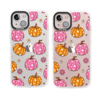 Motif de citrouilles Fleurs et Étoiles