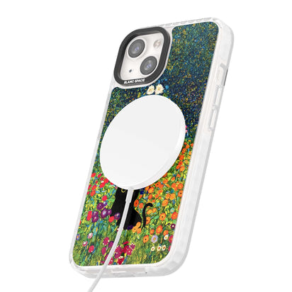 Cat in Klimt's Garden