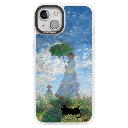 Cat with Monet's Parasol Lady