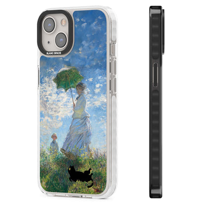 Cat with Monet's Parasol Lady